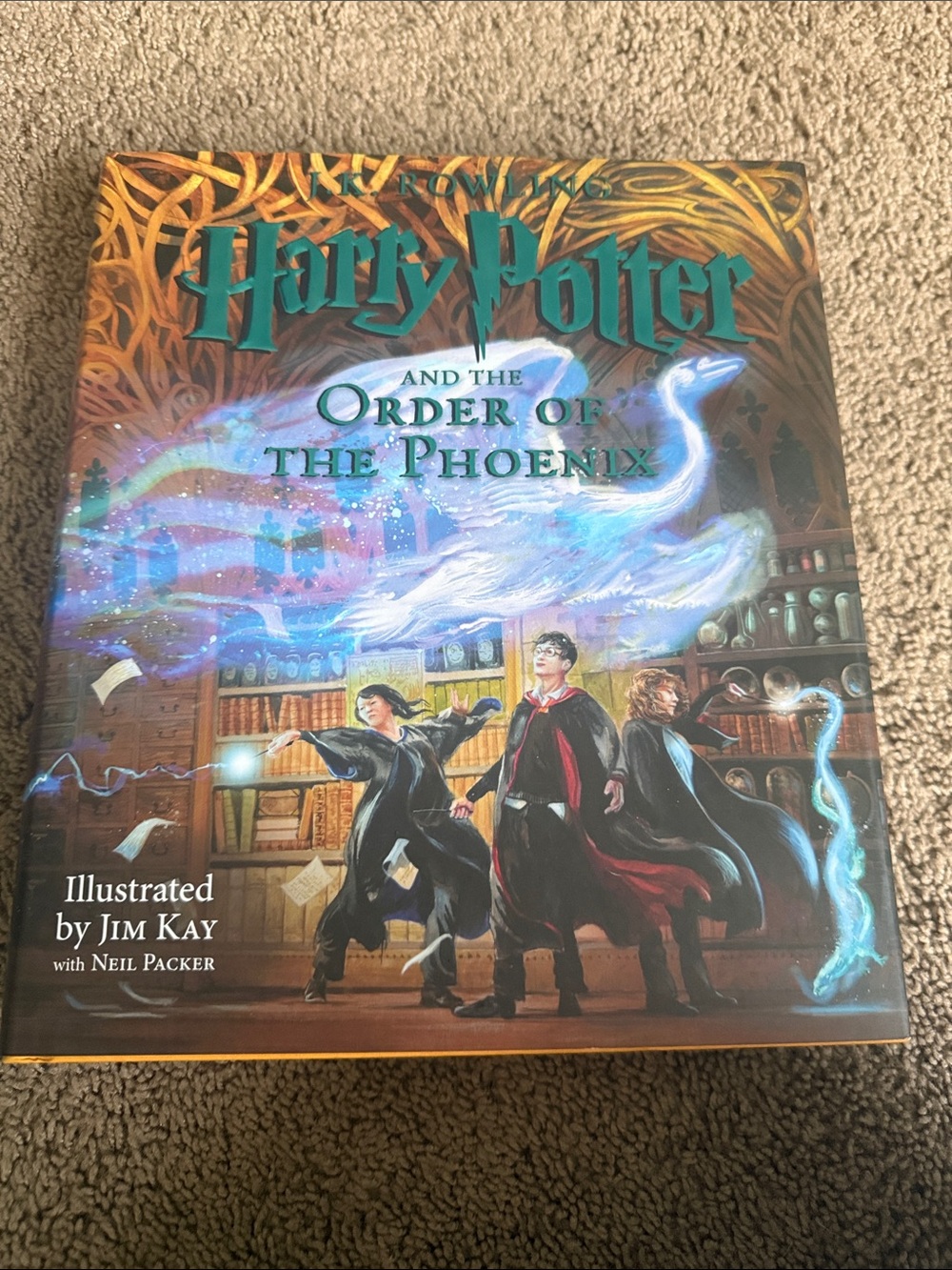 Harry Potter &  Order of the Phoenix year 5 (never been used/read)large hardback
